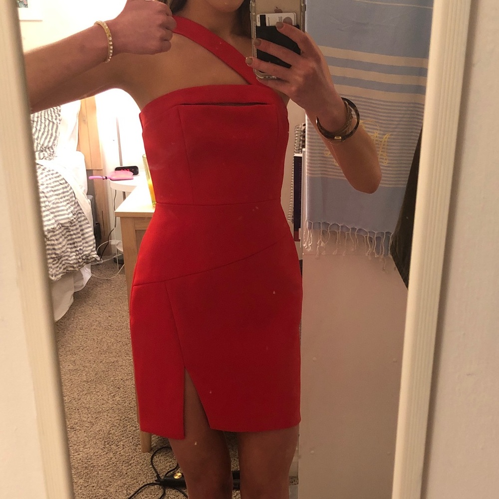BCBG cocktail red dress
